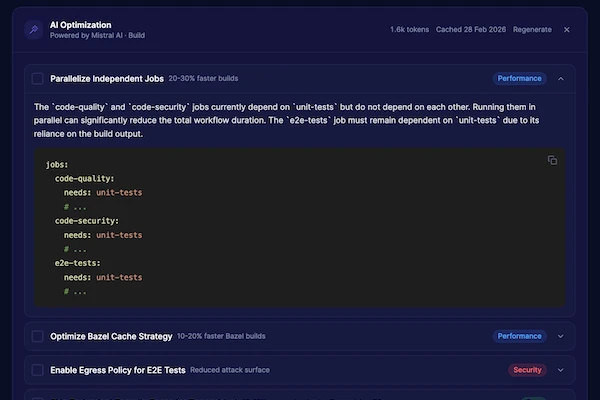 AI optimization suggestions